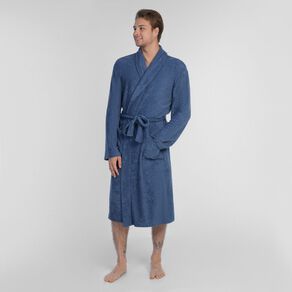H&H Men's Terry Robe