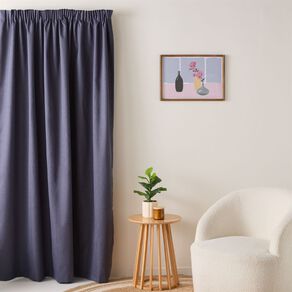 Living & Co Loft Curtains Navy 150-230cm Wide/205cm Drop