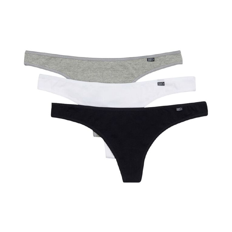 Rio Women's Gee 3 Pack, Multi-Coloured, hi-res