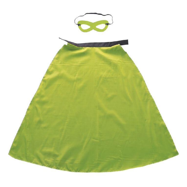 Play Studio Super Hero Cape & Mask Set Yellow & Black, , hi-res