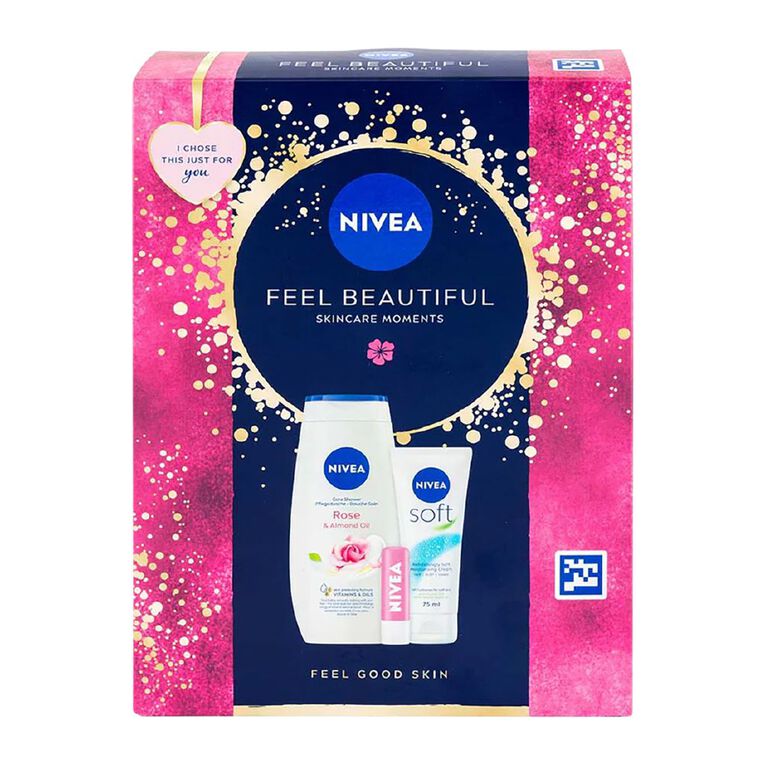 Nivea Feel Beautifull Gift Set 3 Pack, , hi-res