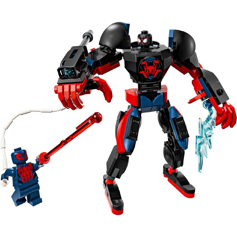 LEGO Marvel Super Heroes Miles Morales Mech vs Spider Man 2099 76337, , hi-res