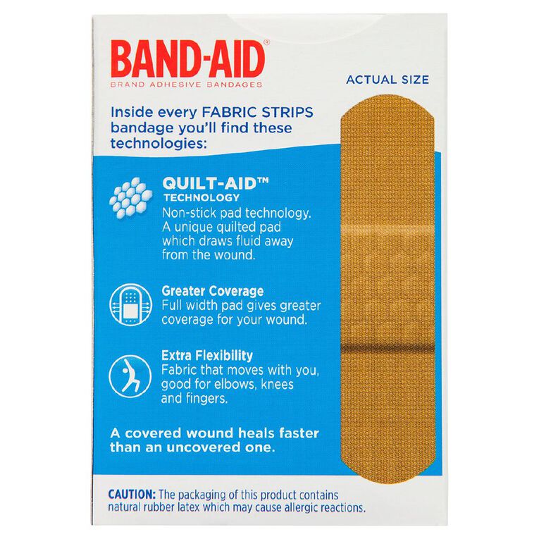 Band Aid Fabric Plasters 50 Pack, , hi-res