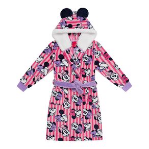 Minnie Mouse Girls' Coral Fleece Robe