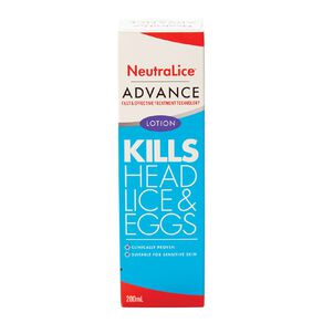 neutralice advance lotion head lice and egg removal treatment 200 ml