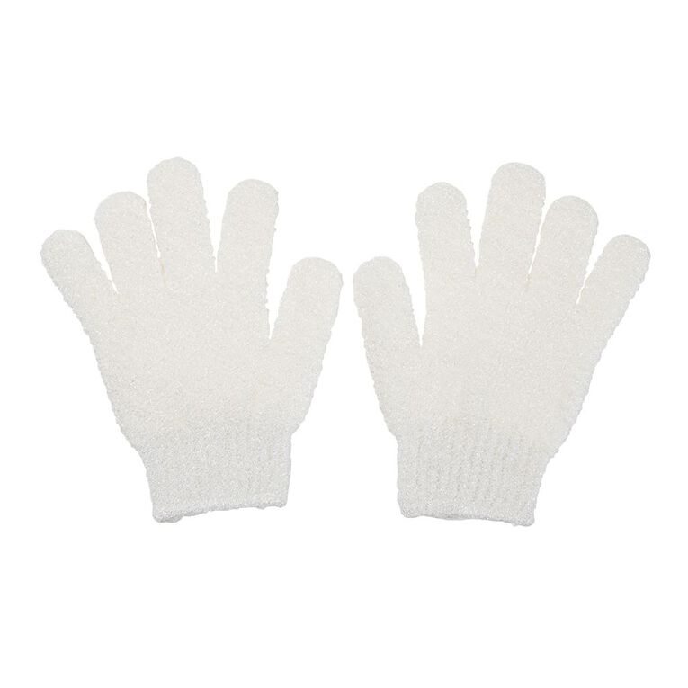 Poppi Shower Mitt White, , hi-res
