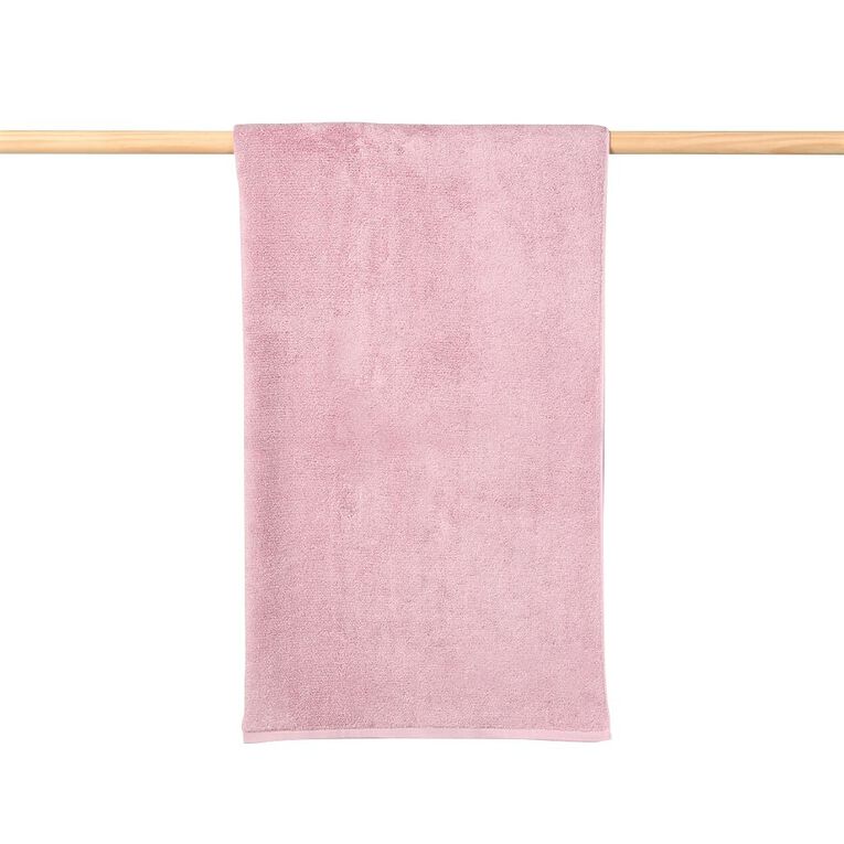 Living & Co Plush Plain Spa Towel Lilac, , hi-res