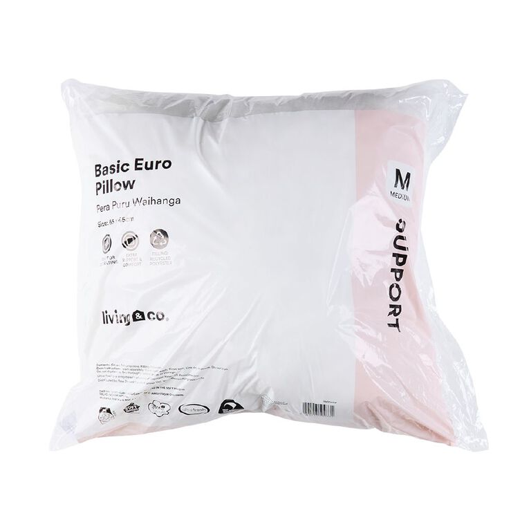 Living & Co Pillow Euro White, , hi-res
