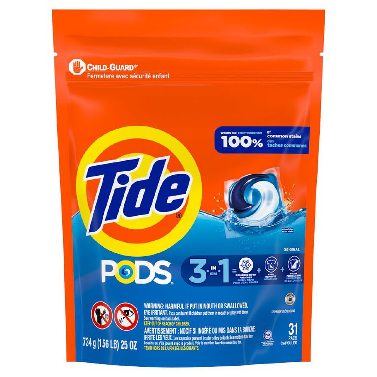 Tide Laundry Pods Original 31 Pack, , hi-res