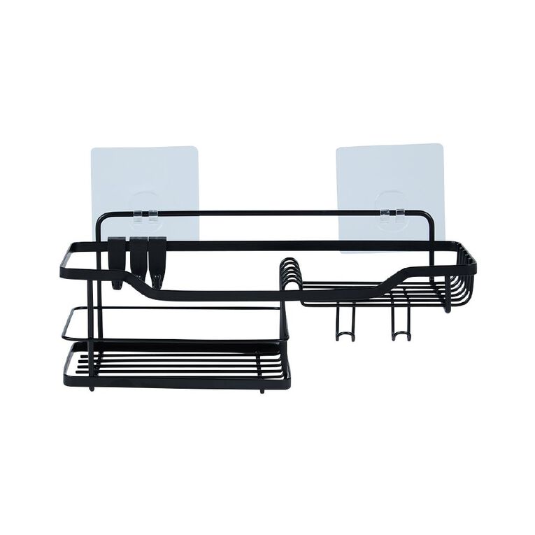 Living & Co Shower Caddy Black, , hi-res