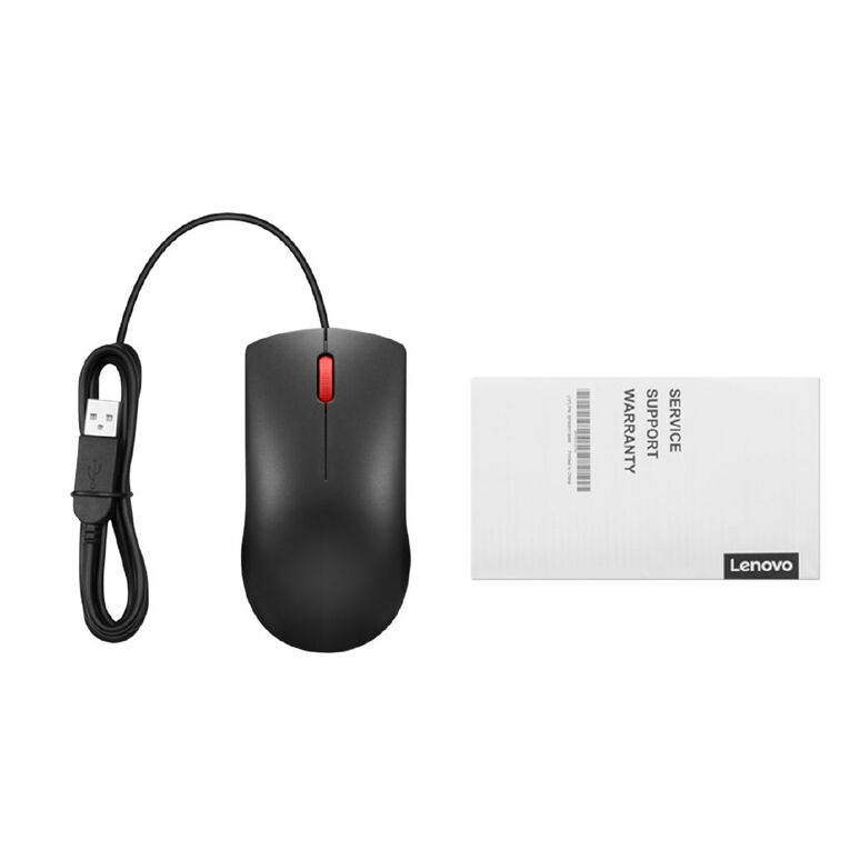 Lenovo 120 Wired Mouse Black, , hi-res