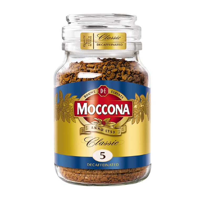 Moccona Classic Decaf Medium Roast Freeze Dried Coffee 100g