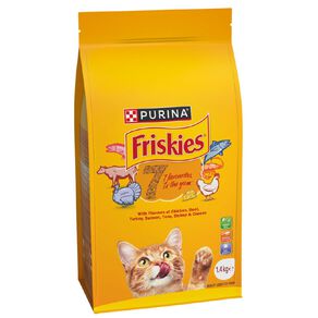 Friskies 7 Favorites Dry Cat Food 1.4kg