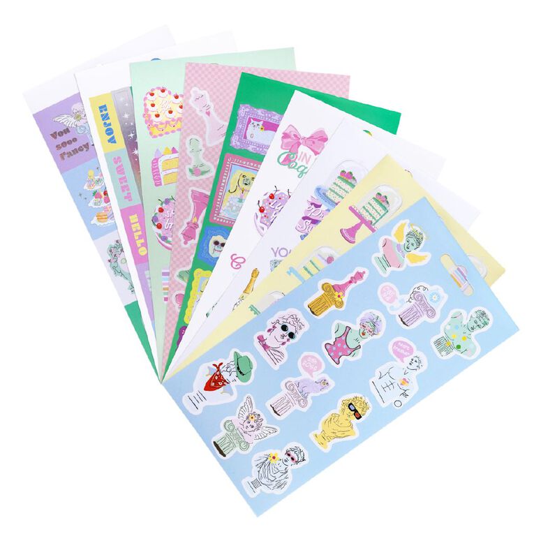 Uniti Life Style Mini Sticker Book 18 Sheets, , hi-res