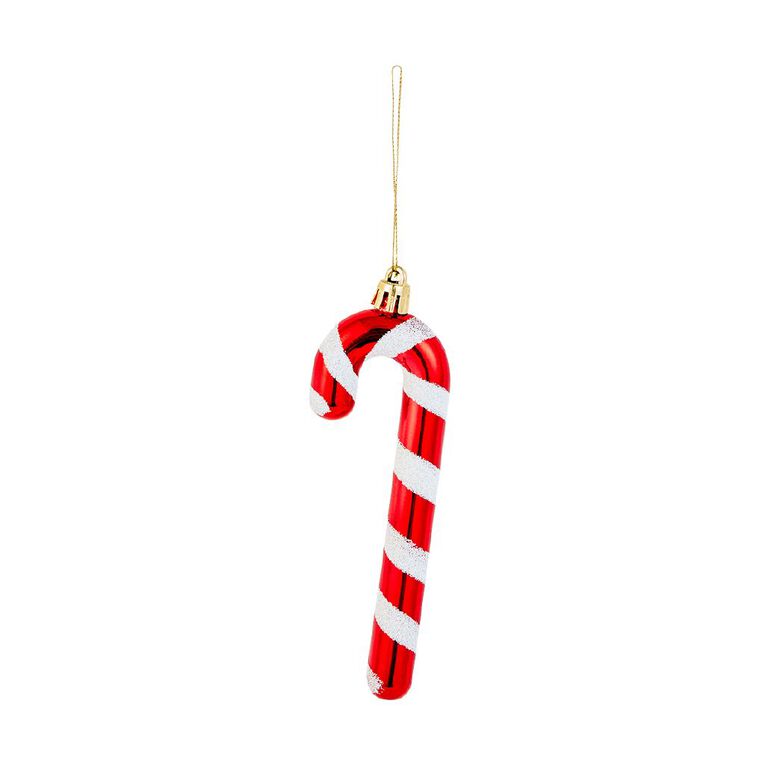Wonderland Fun Festive Candy Cane Christmas Tree Decorations 6 Pack, , hi-res