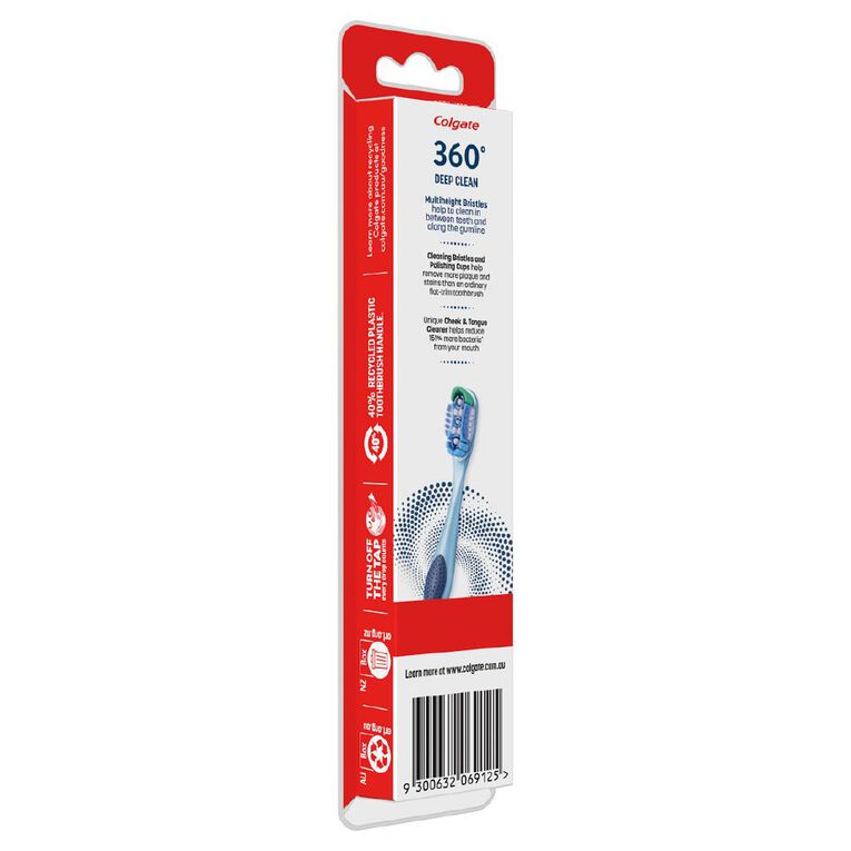 Colgate 360 Soft Toothbrush 2 Pack, , hi-res