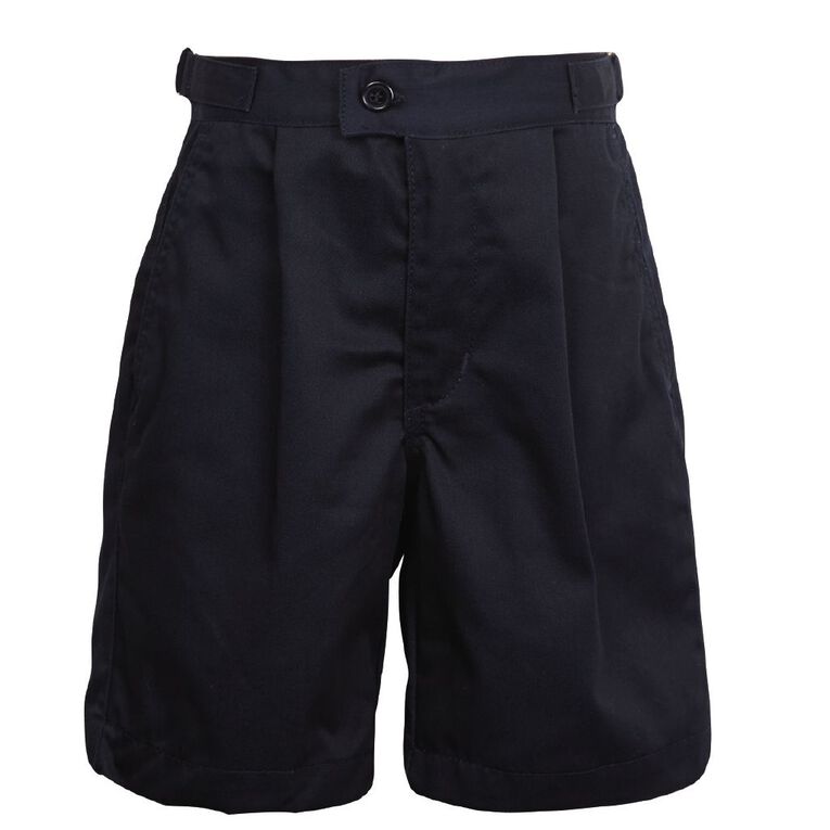Schooltex Side Tab Summer Shorts, Navy, hi-res