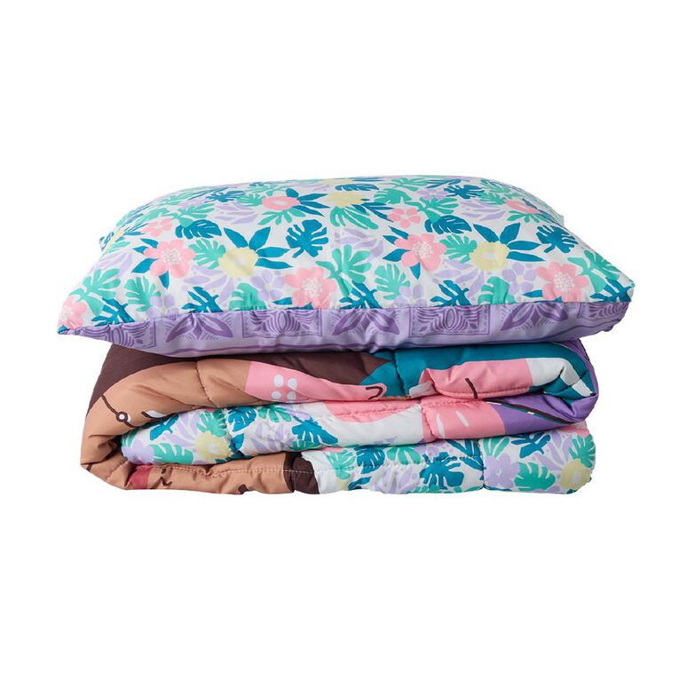 Moana Comforter Set 2-Piece Multi-Coloured King Single, , hi-res