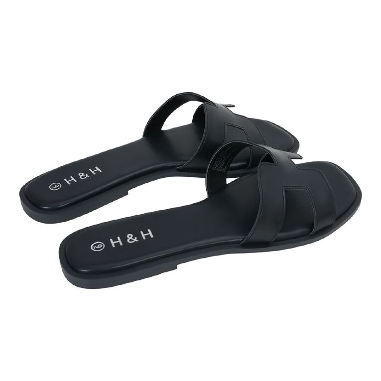 H&H Women's Sandals, Black, hi-res
