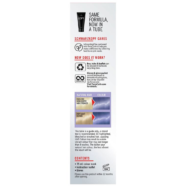 Schwarzkopf Pastels LIVE Colour Dusty Lavender 75ml, , hi-res