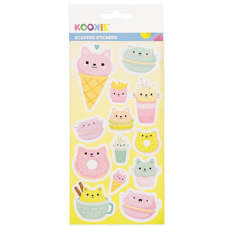 Kookie Sticker Sheet Scented Assorted, , hi-res