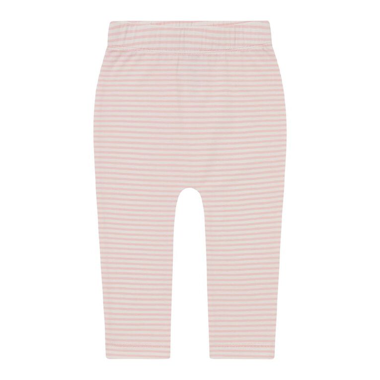 Young Original Babies' Printed Leggings 3 Pack, Pink Light, hi-res