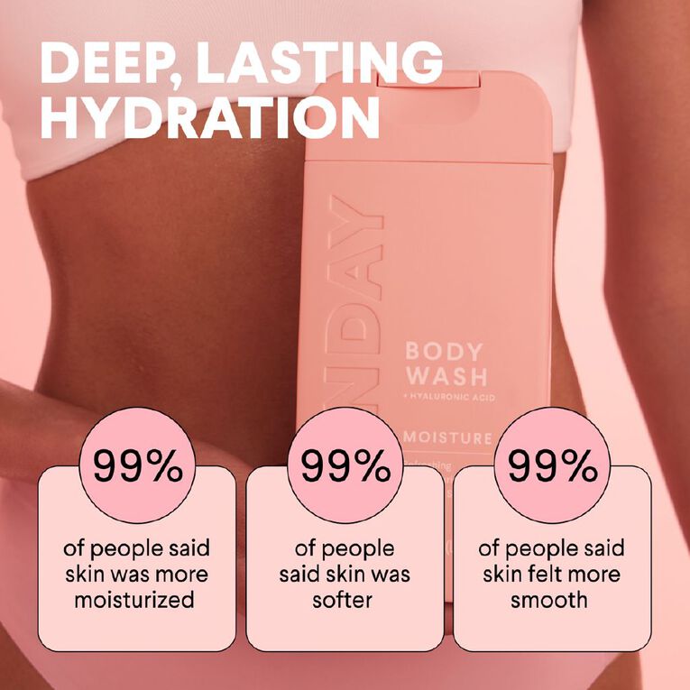 Monday Haircare Body Wash Moisture 600ml, , hi-res
