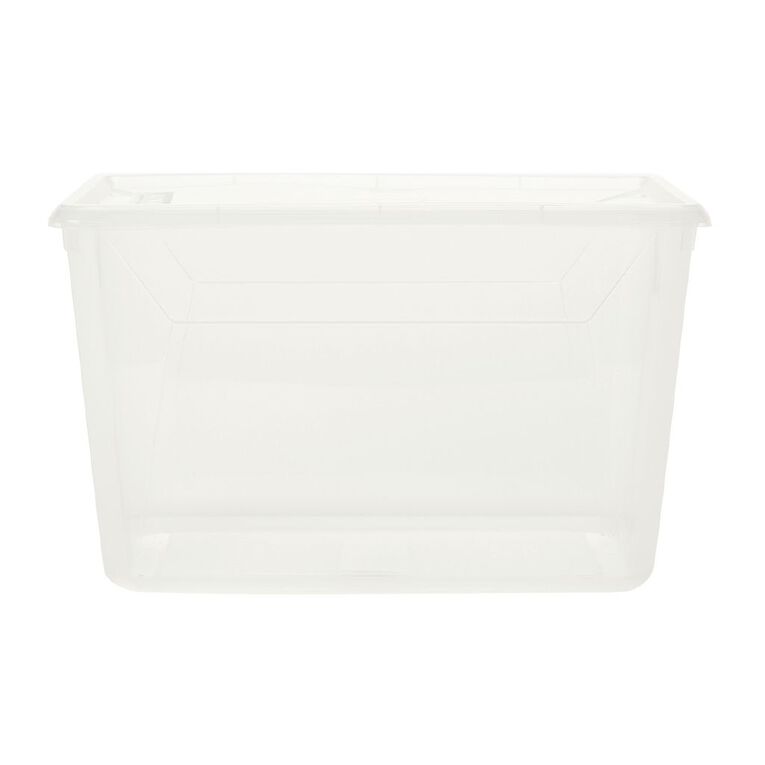 Living & Co Wardrobe Storage Clear 12.2L, , hi-res