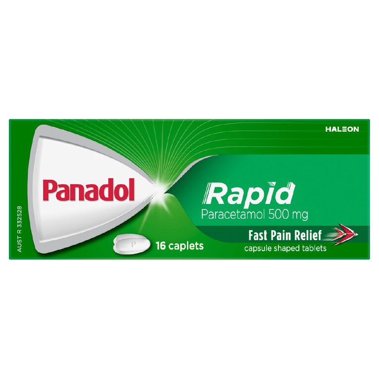 Panadol Rapid Caplets 16 Pack, , hi-res