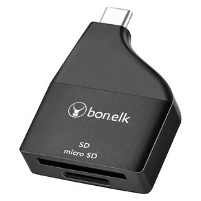 Bonelk USB-C to MicroSD/SD Adapter Black Black