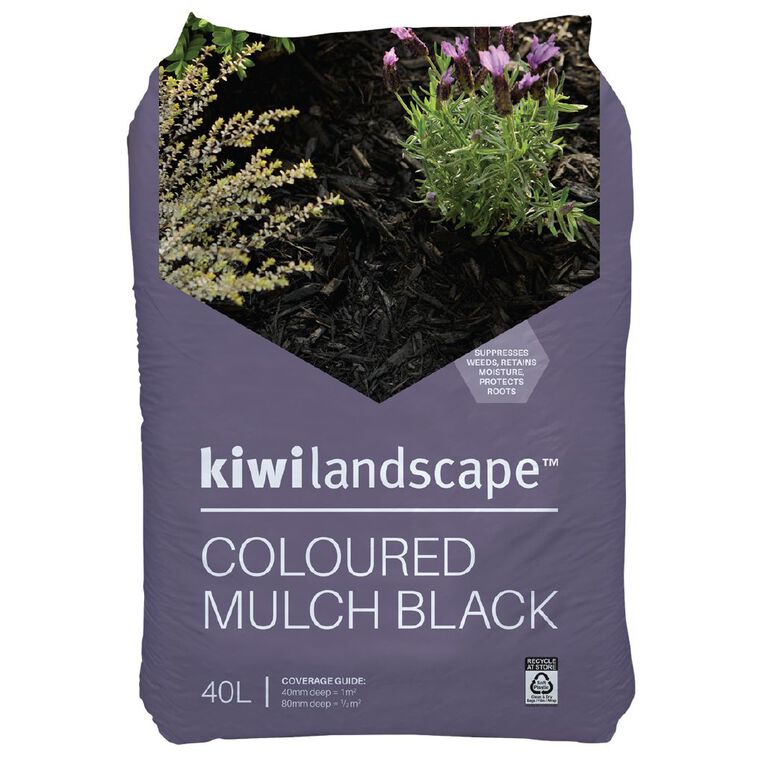 Kiwi Landscape Black Mulch, , hi-res