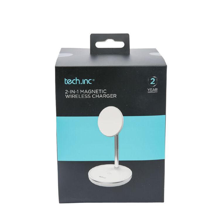 Tech.Inc 2-in-1 Magnetic Wireless Charger, , hi-res