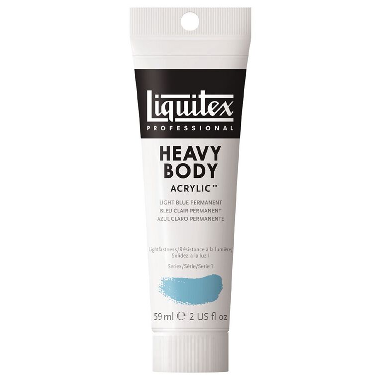 Liquitex Heavy Body Acrylic 59ml Light Perm Blue, , hi-res
