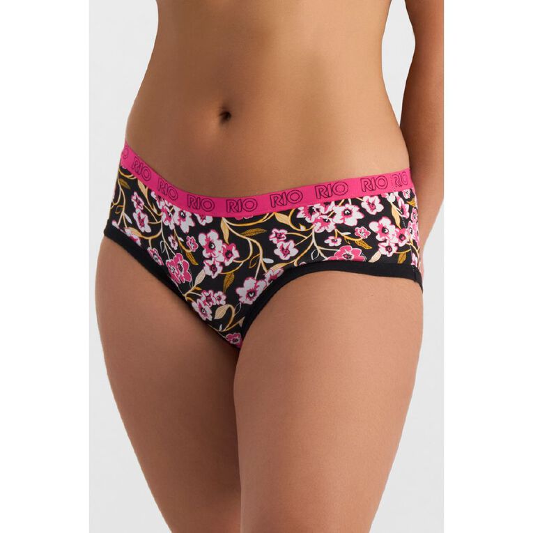 Rio Women's Boyleg Briefs 5 Pack, Pink Mid, hi-res