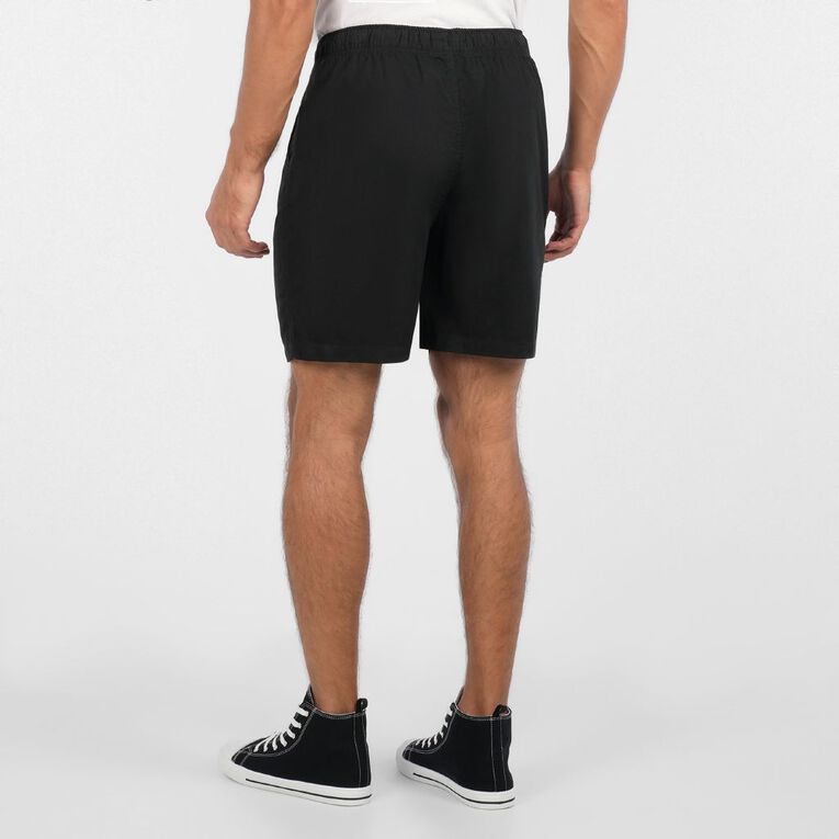H&H Men's Woven Shorts, Black, hi-res