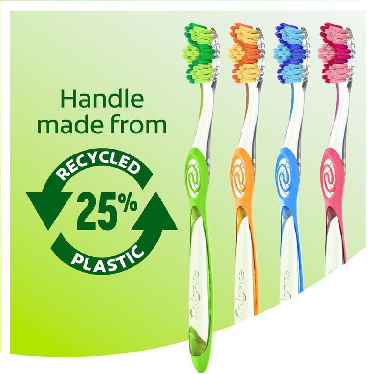 Colgate Twister Soft Manual Toothbrush 5 Pack, , hi-res