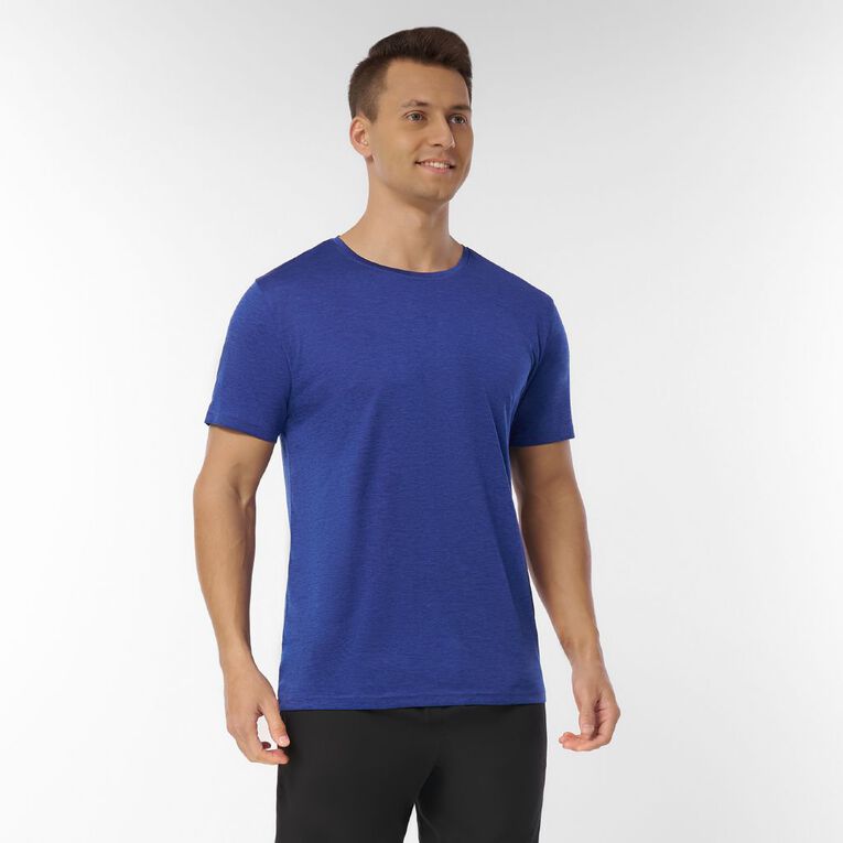 Active Intent Men's Active Cationic Tee, Blue Mid, hi-res