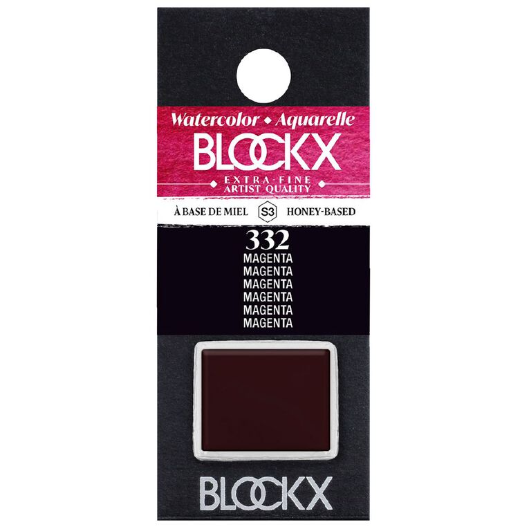 BLOCKX Watercolour Half Pan S3 332 Magenta, , hi-res