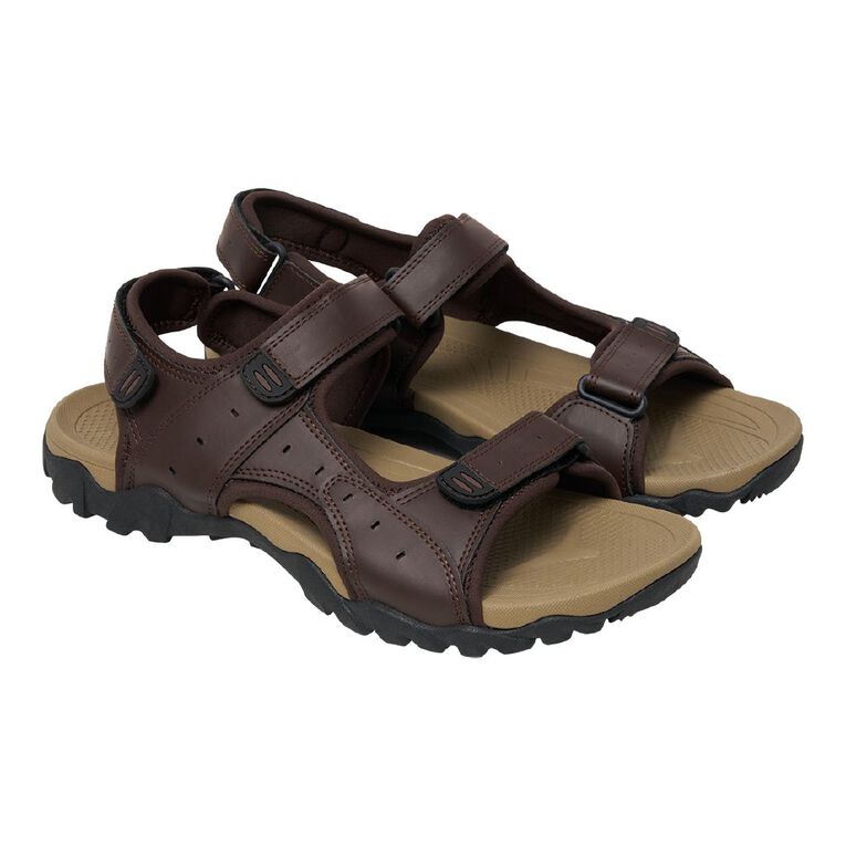 H&H Men's Roger Sandals, Brown, hi-res