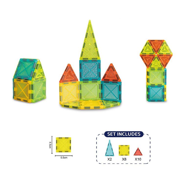 Play Studio Magnetic Tiles Set 20 Pieces, , hi-res