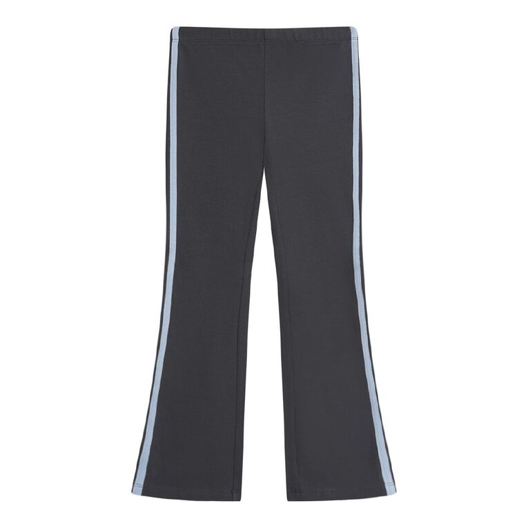 Young Original Side Stripe Flare Leggings, Grey Dark, hi-res