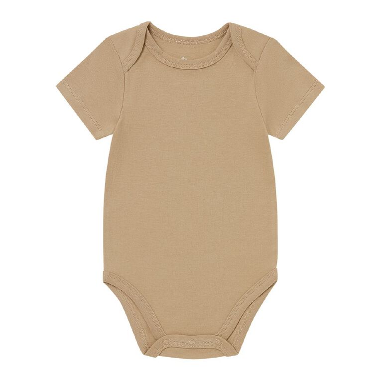 Young Original Babies' Short Sleeve Printed Bodysuit 3 Pack, Grey Light, hi-res