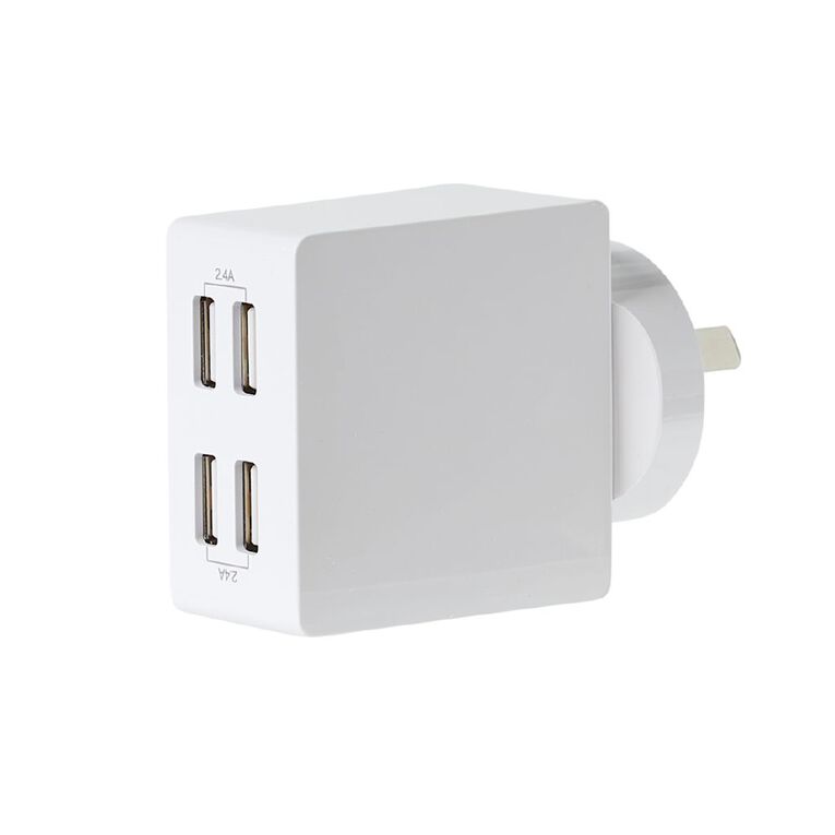 Tech.Inc Quad USB Wall Charger 4.8A, , hi-res
