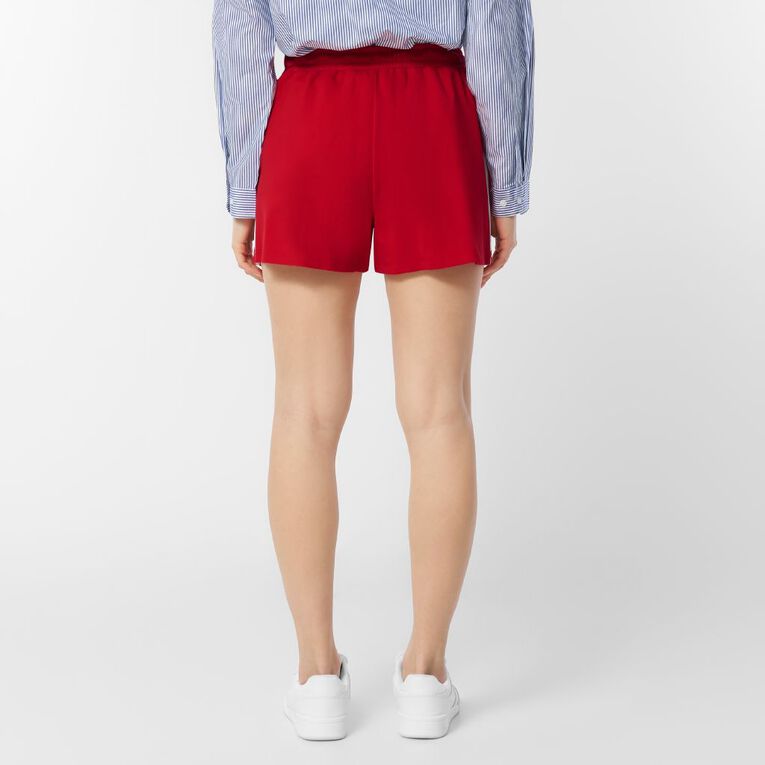 H&H Women's Sporty Short with Stripe, Red, hi-res