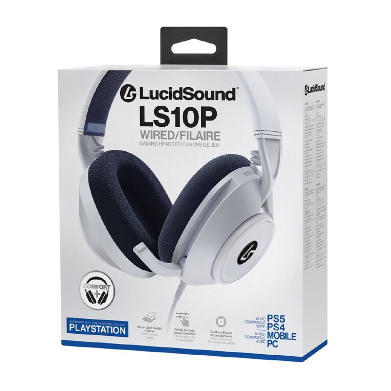 PowerA Lucid Sound Gen 2 Wired Headset PS5 White, , hi-res