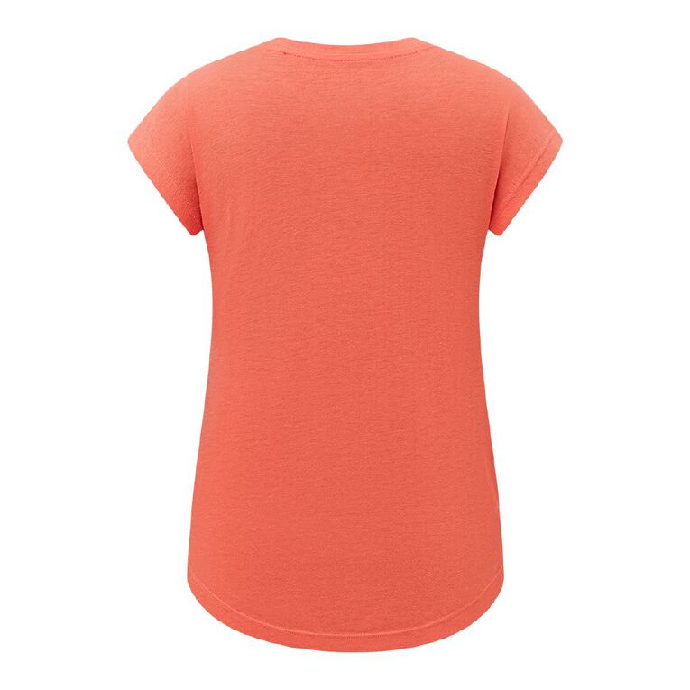 Active Intent Women's Crew Neck Tee, Red Mid, hi-res