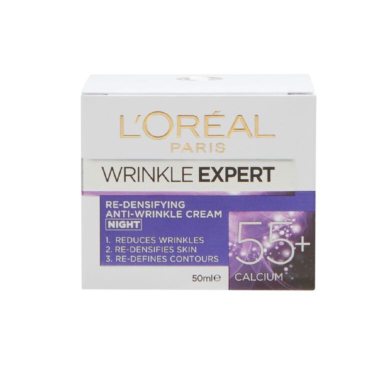 L'Oreal Paris Wrinkle Expert 55+ Night Cream 50ml, , hi-res