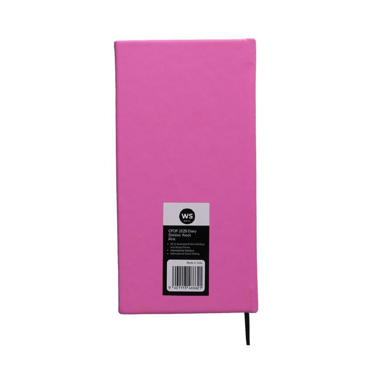 WS Colour Pop 2026 D Slimline Week Pink, , hi-res