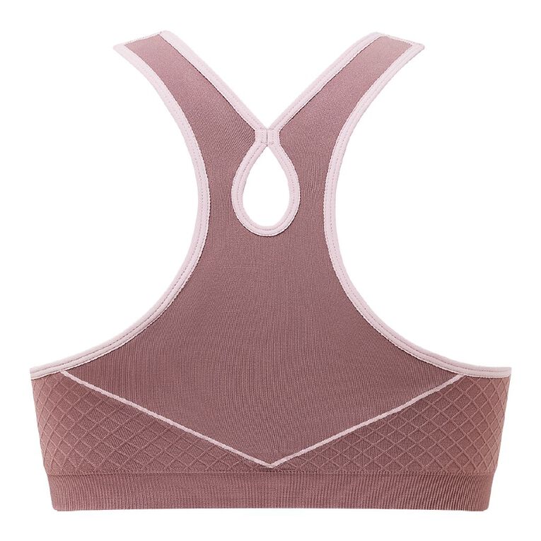 Active Intent Women's Waffle Racer Crop, Purple Dark, hi-res