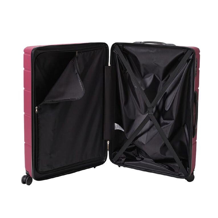 Living & Co 70cm Hard Checked Suitcase, , hi-res